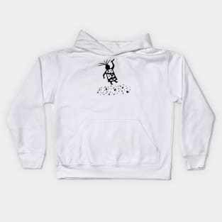 Angry Mood Design Kids Hoodie